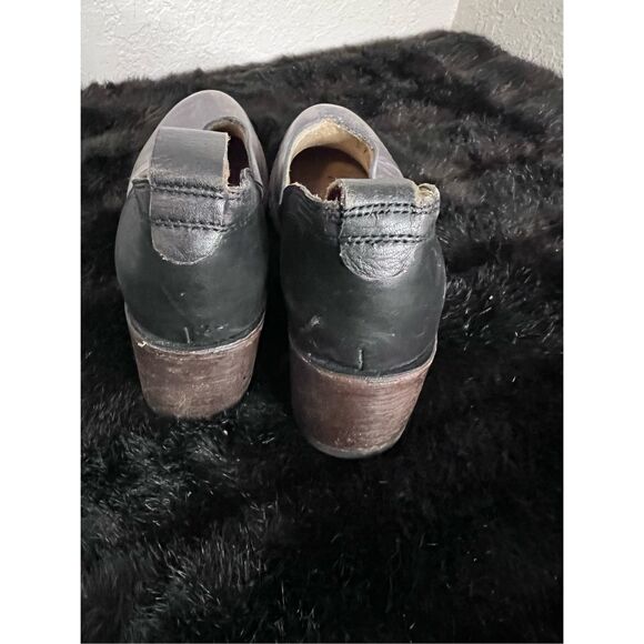 Anthropologie gee Wawa silver black booties boots 7 - Picture 3 of 5